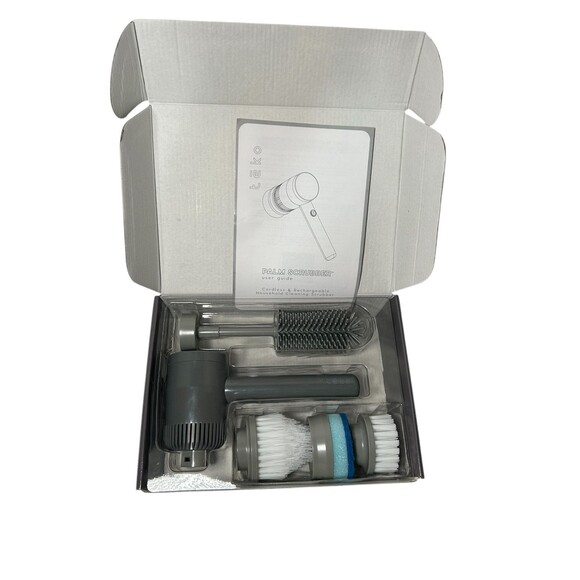 TEKO CORDLESS RECHARGEABLE PALM SCRUB BRUSH HANDHELD- NEW- FAST SHIPPING - Picture 1 of 6